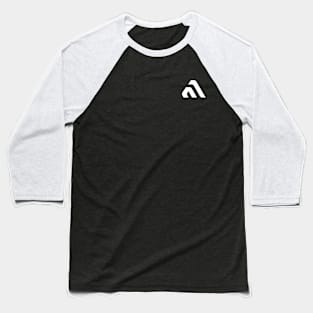 Almer Apparel Logo White Baseball T-Shirt